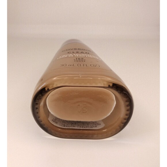 Covergirl Clean Liquid Foundation 165 Tawny Fauve Makeup Neutral Shade Career 2x - Picture 3 of 12